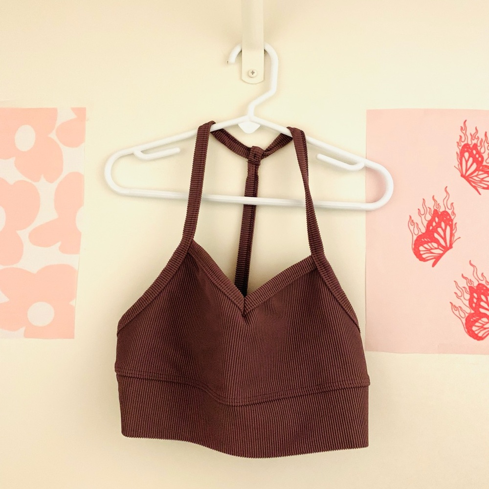FIVE DANCEWEAR PURPLE BRA TOP - YL